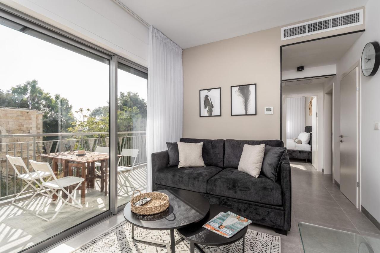 2Bdr W Parking Shirat Haneviim - Mamilla Area Sea-U القدس المظهر الخارجي الصورة