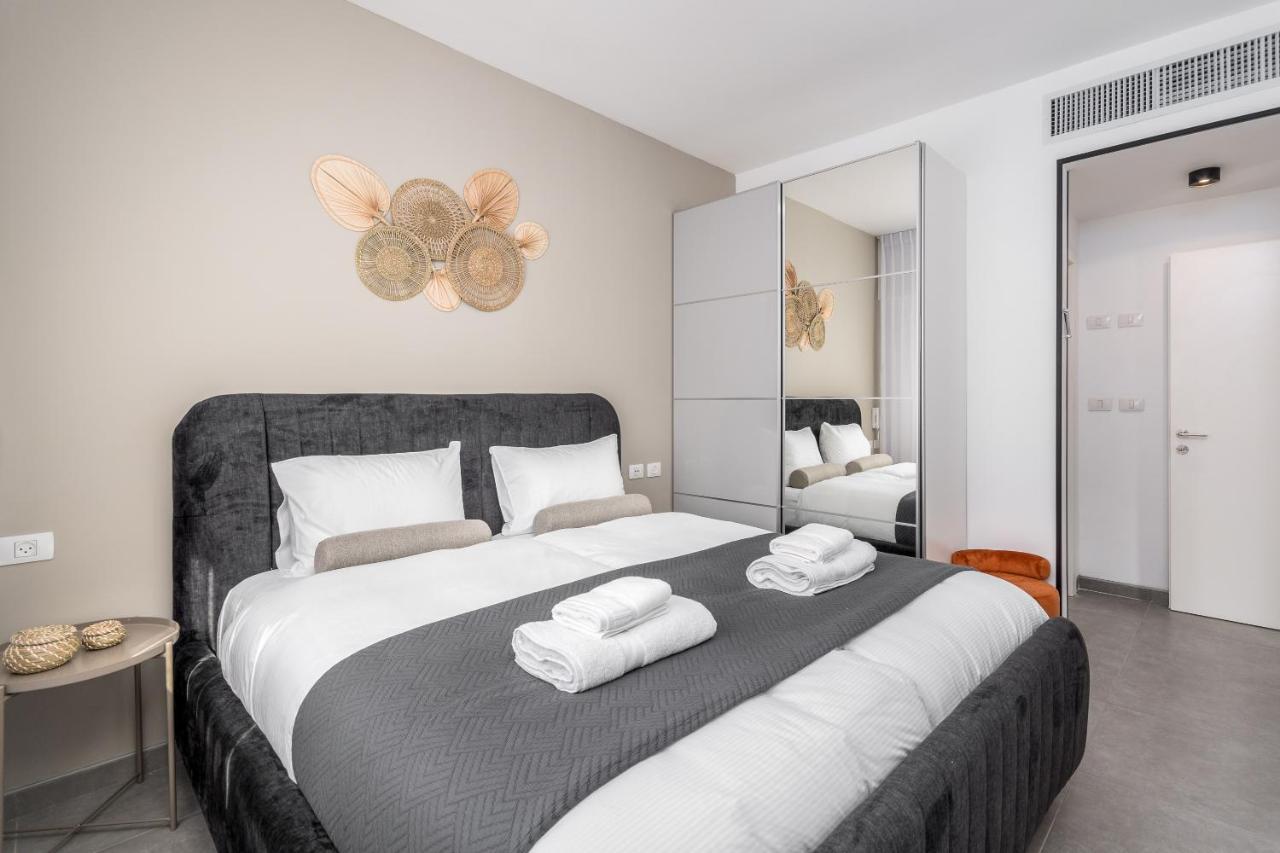 2Bdr W Parking Shirat Haneviim - Mamilla Area Sea-U القدس المظهر الخارجي الصورة